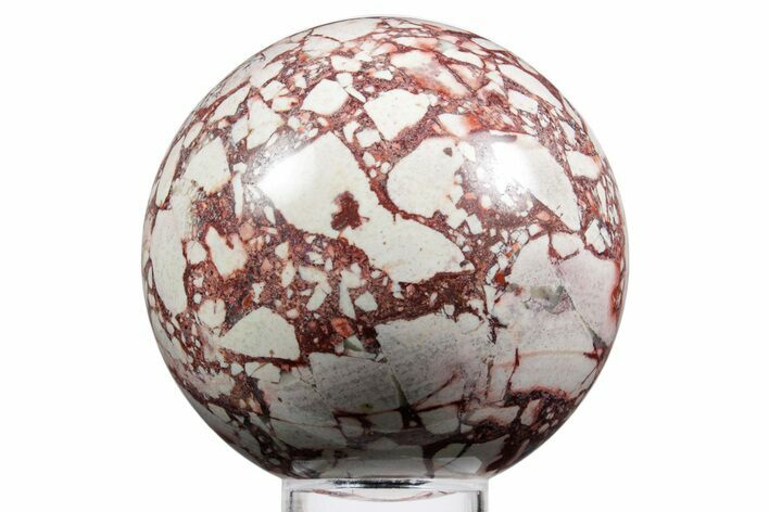 Polished Brecciated Mookaite Sphere - Western Australia #358483